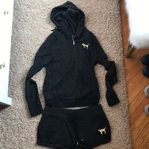 Victoria Secret PINK velour outfit